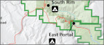Black Canyon of the Gunnison campground map