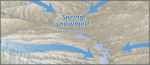 Black Canyon of the Gunnison hydrology map