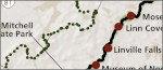 Blue Ridge Parkway Appalachian Trail map