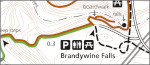 Brandywine Falls trail map