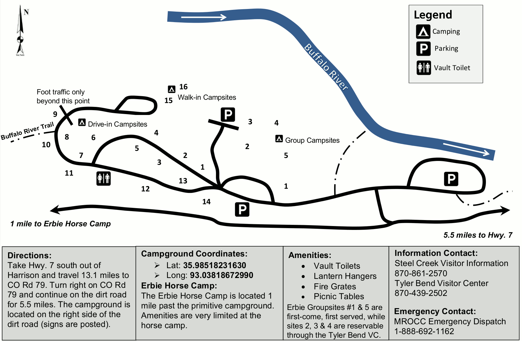 Buffalo chip campground map