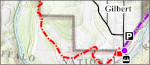 Buffalo River Gilbert trail map