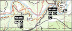 Buffalo River upper district trail map