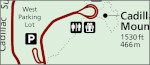 Cadillac Mountain map