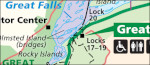 Chesapeake and Ohio Canal detail map