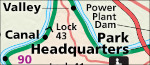 Chesapeake and Ohio Canal map