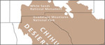 Chihuahuan Desert detail map