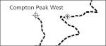Compton Gap trail map