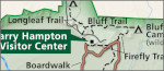 Congaree National Park map