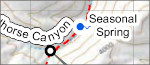 Cottonwood Marble Canyon loop map