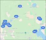 Interactive Crater Lake lodging map