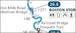Cuyahoga River trail map