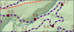 East Rim mountain biking map