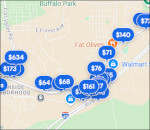 Interactive Flagstaff lodging map