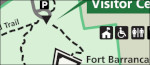 Fort Barrancas area map