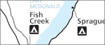Glacier National Park campground map