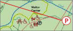 Gold Bluffs Beach map