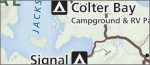 Grand Teton campground map