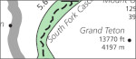 Grand Teton trail map
