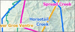 Grand Teton wolf range map