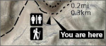 Grand Wash Cassidy Arch trail map