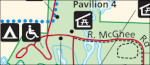 Davis Bayou map