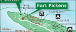 Pensacola Bay map