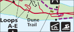 Fort Pickens and Pensacola Bay map