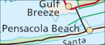 Gulf Islands map