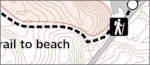 Indiana Dunes Mount Baldy trail map
