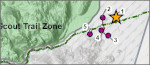 Joshua Tree backcountry campsite map