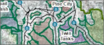 Joshua Tree backpacking map