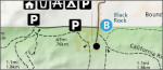 Black Rock trail map