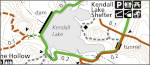 Kendall Lake trail map