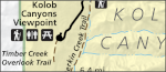 Kolob Canyons trail map