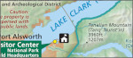 Lake Clark National Park map
