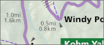 Lassen winter map