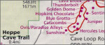 Lava Beds park map