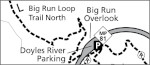 Loft Mountain trail map