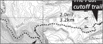 Lower Muley Twist Canyon trail map