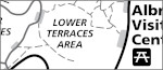 Mammoth Hot Springs map