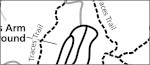 Mathews Arm trail map