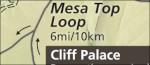 Mesa Verde National Park map