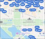 National Mall lodging map