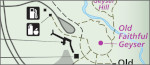 Old Faithful Area map