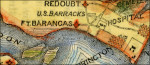 Pensacola Harbor historical map