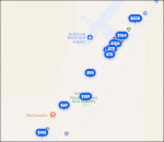 Interactive Petrified Forest lodging map
