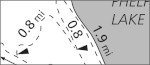 Phelps Lake Trail map