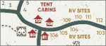 Pinnacles Campground map