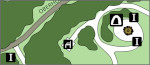 Rainy Lake ethnobotanical garden trail map